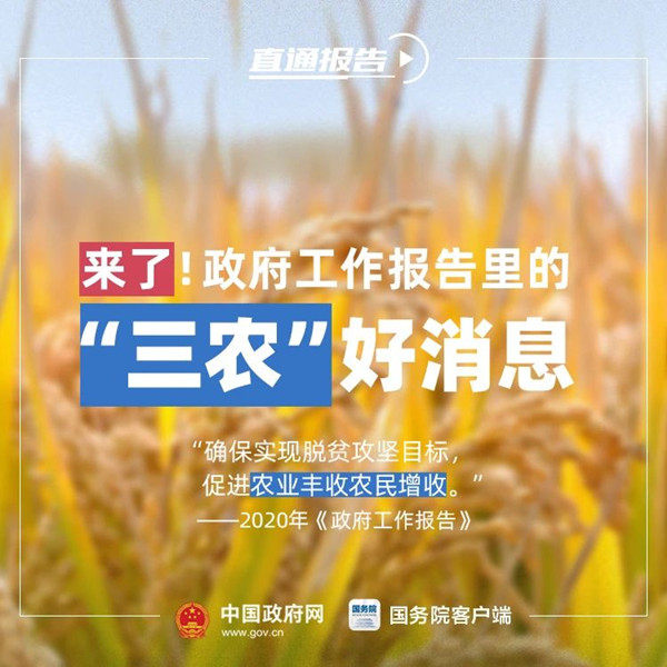 公務員考試時政：政府工作報告中的“三農(nóng)”好消息